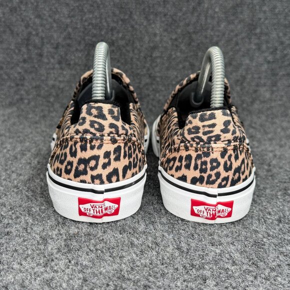 Vans Sneakers Women's Size 7.5 Cheetah Print Slip On Retro Athletic Skate Shoes - Picture 5 of 11